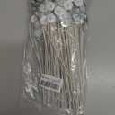 100pcs ECO10 Wicks for Soy Candles, 8 inch Pre-Waxed Candle Wick for Candle Making,Thick Candle Wick with Base