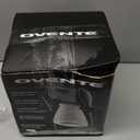 OVENTE Electric Kettle, 1.5L Borosilicate Glass Countertop Water Heater and Boiler for Coffee or Tea, BPA-Free, Auto Shut-Off, Boil-Dry Protection, Removable and Washable Spout Filter, Black KG83B