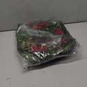 24 Inch Christmas Wreath, Xmas Wreath for Front Door with Hanger, Farmhouse Rattan Base Christmas Decor with Red Berry Pine Cone Spruce, Artificial Wreath Christmas Decorations for Indoor Outdoor Use