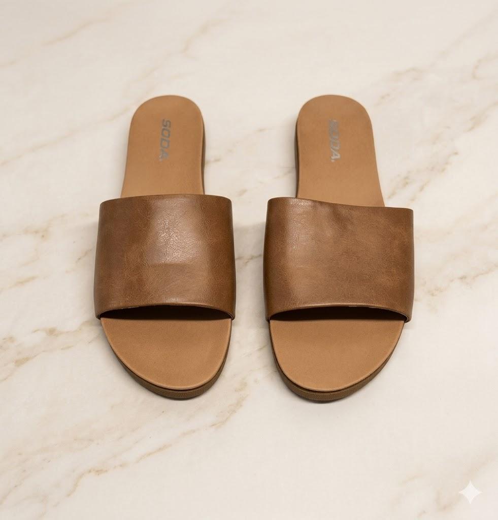 Soda Board Casual Sandals LT Tan, 8