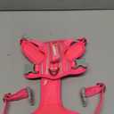 BARKBAY No Pull Dog Harness Large Reflective Dog Harness with Front Clip and Easy Control Handle for Walking Training Running with ID tag Pocket(Pink, M)