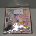 Plastic Snap Fastener Kit, Plastic and Metal Snap Buttons with Snaps Pliers Set, 270 Sets Resin and Metal Snap Buttons for Sewing and Crafting (Pink)