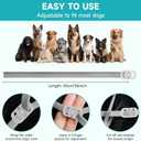 Flea and Tick Prevention for Dogs, 4 Pack Flea Collar for Dogs, Dog Flea and Tick Treatment, 32 Months Protection, Waterproof, Adjustable Collar for Dog, One Size Fits All for All Breeds, Grey