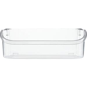 Smart Choice 240356402 Top Shelf Refrigerator Door Bin - Clear, Impact Resistant Freezer Replacement Compatible with Frigidaire 240356407 240356408, Fits Select Frigidaire & Kenmore Models