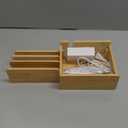 Pezin & Hulin Bamboo Charging Station for Multiple Devices with 5 Port USB Charger, 5 Cables, Smart Watch & Earbuds Stand, Desk Docking Stations Electronic Organizer for Cell Phone, Tablet, With Charger