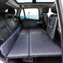 Non Inflatable Truck Bed Air Mattress for Large Truck, Car Travel Camping Back Seat Extender for F150/RAM 1500/Silverado/Ranger/GMC/Tundra/Tacoma (59"L x 36"W)