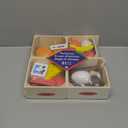 Melissa & Doug Food Groups - 21 Hand-Painted Wooden Pieces and 4 Crates