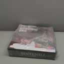 6 FT Pop Up Christmas Tree with 100 LED Timer Lights & Remote, Silver Collapsible Christmas Tinsel Tree Artificial Pencil Tree Xmas Decoration for Holiday Home Office Party, USB Powered, Colorful Silver