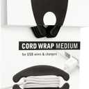 Bobino Cord Wrap & Organizer | Desk Cable Management | Medium 3 Pack