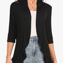Argstar Women's 3/4 Sleeve Cardigan, Size L
