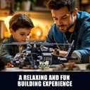UH-60 Black Utility Helicopter Building Set for Adults, Compatible with Lego Military Army Airplane, Hawk Plane Model Kit with 4 Soldier Figures, Birthday Gift Toys for 8-14 Boys Kids (692 PCS)