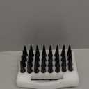 M14x1.5 Spike Lug Nuts, 32PCS 14mmx1.5 Spike Lug Nuts Wheel Accessories with 1 Socket Key, Compatible with F-ord F-250 F-350 G-MC Sierra 2500 Sierra 3500 Ram 2500 Ram 3500 (Black)