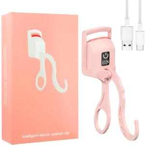 OneNine Fast Heat Up Electric Eyelash Curler, Heated Eyelash Curlers, 2025 New Rechargeable Electric Eyelash Curler with Sensing Heating Silicone Pad, Safe Anti-Burn Lash Curler, 24 Hours Long Lasting