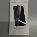 SYNCWIRE Privacy Screen Protector for iPhone 15 6.1''[2-Pack], Unbreakable True 28 Anti Spy Tempered Glass Saver Black [Easy Installation Frame] [9H Hardness] [Bubble Free] [Sensitive Touch]