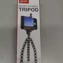 GPX 7 Inch Micro Smartphone Tripod, Includes Smartphone Adapter and Mounting Adapter, Max Height 6.1 Inches (TPD78B), Black