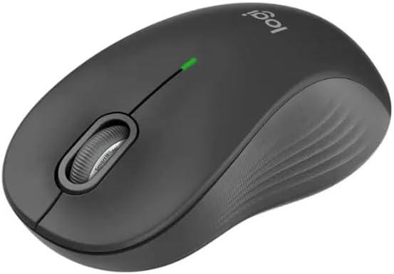Logitech - Signature M550 L Full Size Bluetooth Ambidextrous Mouse with Silent Clicks - Wireless - Graphite 