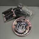 96Pcs 60th Birthday Decorations for Men Women Black and Rose Gold 60th Plates and Napkins Disposable Rose Gold 60 Happy Birthday Tableware Set for Women 60 Years Old Party Supplies, Serves 24