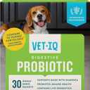 VetIQ Probiotic Powder for Dogs, Treats Diarrhea, Digestive Issues, Food Sensitivity, Chicken Flavored, Single-Serve Packets, 30 Count