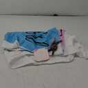 Polyester Diameter 6.5ft Gender Reveal Round Backdrop Boy Or Girl Pink Blue Cartoon Little Feet Background for Photography Pregnancy Surprise Party Decor Newborn Baby Shower Photo Booth Props (Diameter 6.5ft, Style8)