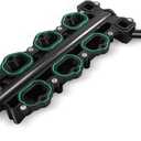 Lower Engine Intake Manifold with Gaskets, Compatible with Ford F-150 (3.3L/3.5L/3.7L), Explorer 3.3L, Mustang 3.7L, Transit 3.5L/3.7L, Replaces JL3Z-9424-B JL3Z9424B