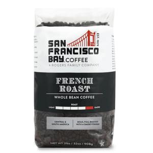 San Francisco Bay Coffee - Dark Roast Whole Bean Coffee - French Roast (2 lb bag) (2 Pound (Pack of 1))