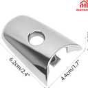Door Handle Cover Fit for NISSAN Armada 2017-2020 80646-1BA0A for Infiniti QX60 QX70 QX80 2014-2019 EX35 FX35 FX50 QX50 QX56, Left Driver Front Outside Exterior Car Door Handle Escutcheon with Keyhole