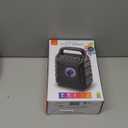 iLive Electronics ISB199B Wireless Tailgate Party Speaker, with LED Light Effects and Built-in Rechargeable Battery, Black