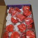 cridoz 2000 Pieces Artificial Rose Petals with 24 LED Tea Lights Candles, Romantic Decorations Special Night Set for Night, Valentine's Day, Wedding Anniversary or Table Dcor, Warm White