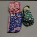 Langsprit Washable Female Dog Diapers - Doggie Reusable Diapers for Doggy Puppy Female in Period - Highly Absorbent Dog Heat Panties Flower, Size: S