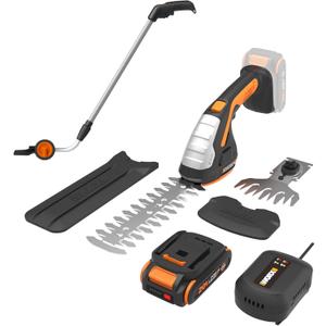 WORX Cordless Grass Shear & Shrub Trimmer, 20V with Extension Pole, WG801.4