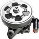 TUCAREST Power Steering Pump 96-5341 (For L4-2.4L; w/Pulley) Compatible With 2003 2004 2005 Ho-nda Accord (Fit LX EX DX Models) [OE# 21-5341 56100-RAA-A03 56483PNC004 56110-RAA-A01]
