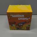 Garden Gnome Statue - Garden Gnome Riding Highland Cow - 6.7 Inch Tall Lawn Figurine - for Outdoor or House Decor - Funny Yard & Patio Decoration