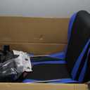 GTRACING Gaming Chair with Footrest, Ergonomic Computer Game Desk Chair, Reclining Game Chair Seat Height Adjustment, Swivel Rocker with Headrest and Lumbar (Blue)