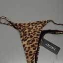 Zmart Women Thong Bikini Bottoms G String Sexy Low Waist Swimsuit Bottom Brazilian Cheeky Bathing Suit Bottoms (Medium, Leopard01)