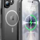SPORTLINK for iPhone 17 Case - IP68 Waterproof Military Protective Full Body Heavy Duty Shockproof 360 Sealed Dustproof with Camera Screen Protector Phone Cover for iPhone 17 6.3" Mag/Black