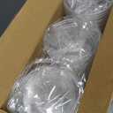 [100 PACK] 12 oz Clear Plastic Cups With Strawless Sip Lids, Disposable Plastic Cups With Sip Through Lids for Ice Coffee, Smoothie, Slurpee, or Any Cold Drinks