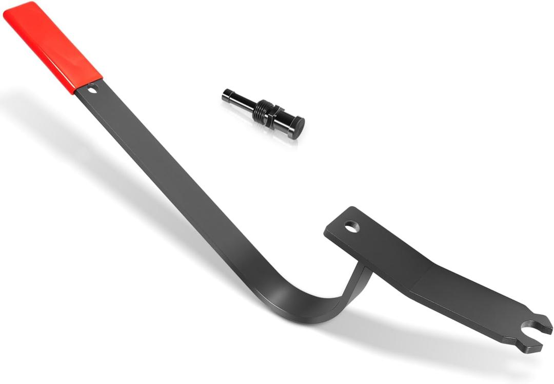 65800 Car Door Adjuster, Door Realignment Tool for All Cars and Light Trucks with Bolted and Welded Hinges + 5 Metal Tubes