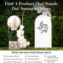 SorelleShoppe Party Arch Backdrop Stand and Cover Set - 7.2ft Gold Balloon Arch Stand and 6ft Photo Background Stand with Solid Base Thick Poles - Multiuse Wedding Arch Frame for Birthday Baby Shower