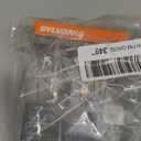 Sylvania ST15 Clear LED White Filament Bulb, 5.5W, Dimmable, 500 LMS, Medium Base, 2700K, Soft White - 2 Pack (42268)
