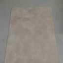 Faux Leather Placemats, Grey Thick PU Leather Rectangular Shape Table Mats, Wipeable Easy to Clean Stain Resistant Heat Resistant Waterproof Place Mats for Kitchen Coffee Dining Room Table Set of 6 (Beige)