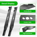 luxlead 2105200317A Mower Blade for 21 Deck, Compatible with M urray MNA 152901 152903 152703 152702 Push Mower, Replace 2105200317, 84005221, 1 Pack