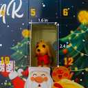 Ogrmar Christmas Advent Calendar for Kids Holiday Countdown Calendar with 24 Pcs Micro Lovely Silicone Doll Key Ring Christmas Holiday Gift for Children