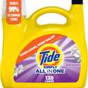 ARM & HAMMER Liquid Laundry Detergent, Clean Burst Fresh, 200 fl oz, 200 Loads, HE Laundry Detergent Liquid