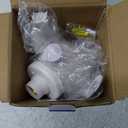 Socket Fan Light Ceiling Fans with Lights and Remote, Dimmable LED 3 Colors 3000K-6500K, 1556 Lumens Light Bulb Screw in Ceiling Fan for Bedroom, Kitchen, Living Room, Closet (White)