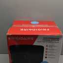 Frigidaire Mini Personal Fridge Cooler, Countertop, Holds Up to 10L/15 Cans, Brushed Black Stainless Rugged Design, Portable for Skincare, Makeup, Car, Office, Bedroom, Dorm Room, or Cabin