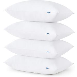 Bedsure Medium Firm Pillows Queen Size, Set of 4, Firm Queen Bed Pillows 4 Pack Hotel Quality Premium Down Alternative for Medium Supportive Filling for Side, Back Sleepers