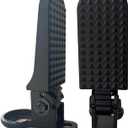 1 Pair Bike Rear Pedals, Mini Folding Bike Pegs, 8mm Aluminium Alloy Non-Slip Bicycle Footrests, Quick Release Foot Plates Pedals for Mountain Bike E-Bike (Black and Silver)