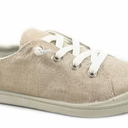 Soda Flat Women Shoes Linen Canvas Slip On Sneakers Lace Up Style Loafers Zig-S 9