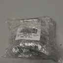 Home Expert 4 Pack (2 Pairs) 3/8 Inch Inset Cabinet Hinges, Self-Closing Face Mount Hinges with Door Bumpers, Satin Nickel Silver for Kitchen Cabinets, Bathroom Vanities, Furniture Doors