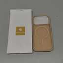 Miracase Magnetic for iPhone 17 Pro Case 6.3" with Screen Protector, [Compatible with MagSafe] Military-Grade Protection, Anti-Fingerprint, Slim Thin Phone Case for 17 Pro Cover, Glod Gold